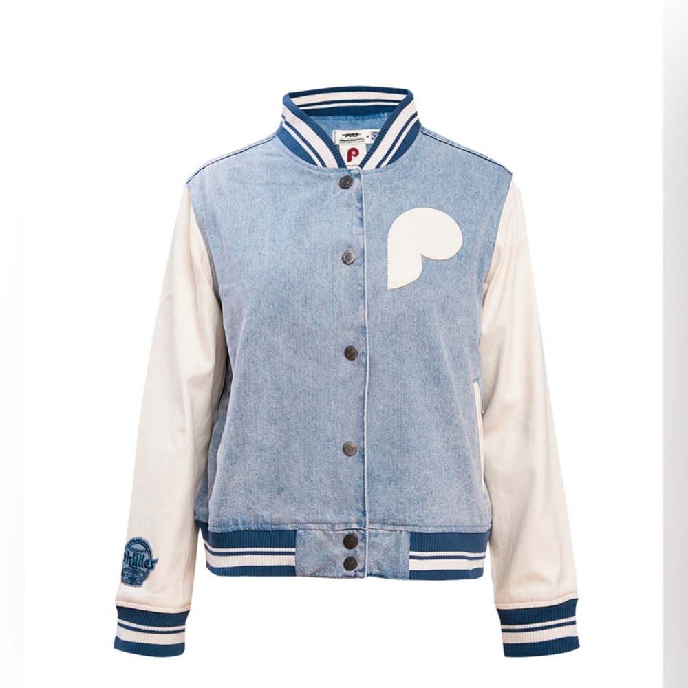 Worn Once! Pro Standard Women’s Philadelphia Phillies Denim Jacket - XS
